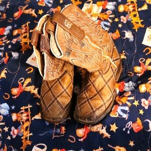 Anderson Beans Little boys cowboy boots
